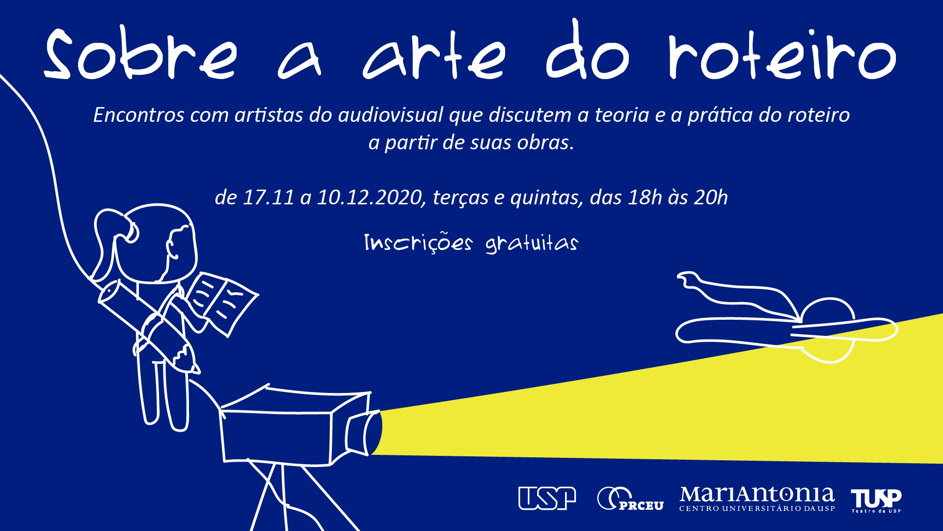 Oficina online aborda a arte do roteiro