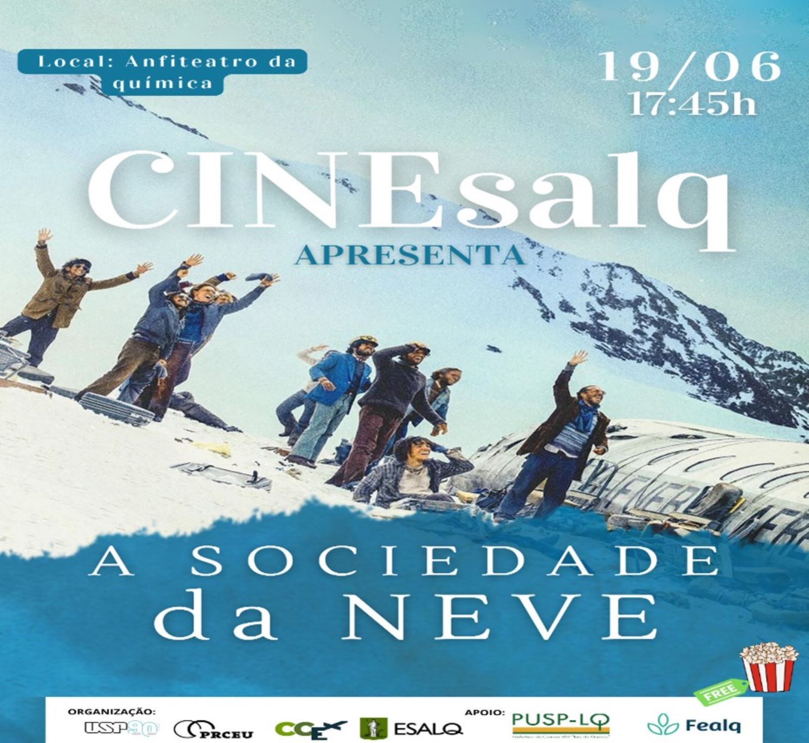 Projeto Cultura Viva no Campus: CINEsalq – A Sociedade da Neve